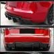 Диффузор заднего бампера Карбон V1 (2016-2022) для Tesla Model 3