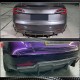 Диффузор заднего бампера Карбон V2 (2016-2022) для Tesla Model 3