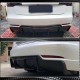 Диффузор заднего бампера Карбон V4 (2016-2022) для Tesla Model 3