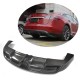 Диффузор заднего бампера Карбон (2012-2015) для Tesla Model S