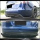 Диффузор заднего бампера Карбон V2 (2016-2020) для Tesla Model S