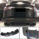 Диффузор заднего бампера Карбон V1 (2016-2020) для Tesla Model X