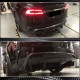 Диффузор заднего бампера Карбон V1 (2016-2020) для Tesla Model X