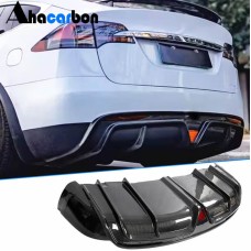 Дифузор заднього бампера Карбон (для Plaid 2022-2024) для Tesla Model X