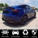 Диффузор заднего бампера Сухой карбон V1 (2019-2021) для Tesla Model Y
