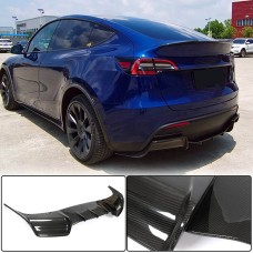 Диффузор заднего бампера Сухой карбон V2 (2019-2021) для Tesla Model Y