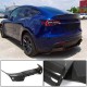 Диффузор заднего бампера Сухой карбон V2 (2019-2021) для Tesla Model Y