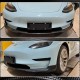 Накладка на передний бампер Lip Карбон V6 (2016-2022) для Tesla Model 3