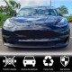 Накладка на передний бампер Lip Карбон V6 (2016-2022) для Tesla Model 3