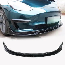 Накладка на передній бампер Lip ABS (2023-2025) для Tesla Model 3 2017- рр