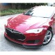 Накладка на передний бампер Lip Карбон (2012-2015) для Tesla Model S