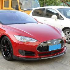 Накладка на передній бампер Lip Карбон (2012-2015) для Tesla Model S