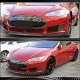Накладка на передний бампер Lip Карбон (2012-2015) для Tesla Model S
