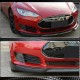 Накладка на передний бампер Lip Карбон (2012-2015) для Tesla Model S