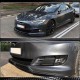 Накладка на передний бампер Lip Карбон V1 (2016-2020) для Tesla Model S