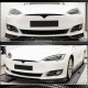 Накладка на передний бампер Lip Карбон V2 (2016-2020) для Tesla Model S