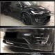 Накладка на передний бампер Lip Карбон V1 (2016-2020) для Tesla Model X