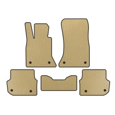 Килимки EVA (для F-11, Бежевий) для BMW 5 серія F-10/11/07 2010-2016 рр