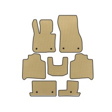 Килимки EVA (Для F46, 3 ряди, Бежевий) для BMW 2 серія Active Tourer F45/46 2014-2021 рр