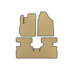 Коврики EVA (2 ряда, Бежевый) для Jetour X70