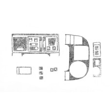 Накладки на панель Титан для Volkswagen T5 Multivan 2003-2010 гг