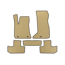 Килимки EVA (Купе, Бежевий) для Dodge Challenger 2008-2023 рр