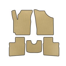 Коврики EVA (2005-2009, SD, Бежевый) для Geely CK-1
