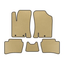 Коврики EVA (HB, Бежевый) для Hyundai I-20 2008-2012 гг