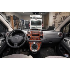 Автотюнінг салону (кольори в асортименті) Алюміній для Peugeot Partner Tepee 2008-2018 рр