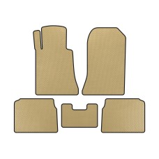 Коврики EVA (SD, Бежевый) для Mercedes E-сlass W124 1984-1997 гг
