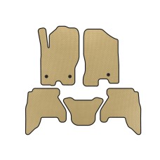 Коврики EVA (2 ряда, Бежевый) для Nissan Pathfinder R51 2005-2014 гг