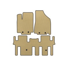 Килимки EVA (2 ряди, Бежевий) для Nissan Pathfinder R52 2012-2021 рр