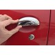 Накладки на ручки (4 шт, нерж) для Toyota Aygo 2007-2014 рр