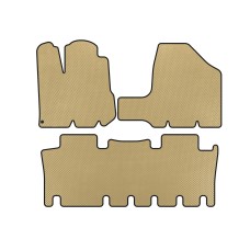 Килимки EVA (2 ряди, Бежевий) для Toyota Sienna 2003-2009 рр