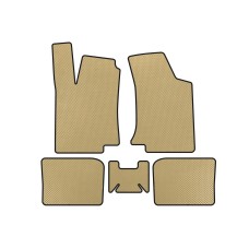 Килимки EVA (HB, 3-х дверний, Бежевий) для Volkswagen Golf 3