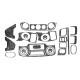 Накладки на панель (велика комплектація) Титан для Renault Master 2011-2023 рр
