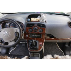 Накладки на Панель Приборов Алюминий для Renault Kangoo 2008-2020 гг