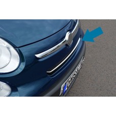 Накладки на решітку (rockstar, нерж.) для Fiat 500/500L