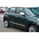 Молдинг скла (6 шт, нерж.) Carmos - Турецька сталь для Fiat 500/500L 2013-2022 рр