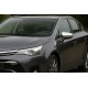 Накладки на дзеркала (2 шт, нерж) для Toyota Avensis 2009-2018 рр Накладки на дзеркала (2 шт, нерж) для Toyota Avensis 2009-2018 рр