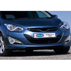 Хром на противотуманки (2 шт., нерж.) для Hyundai I-40