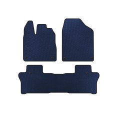 Коврики EVA (2 ряда, Синий) для Honda Pilot 2015-2022 гг