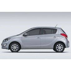 Накладки на ручки (4 шт., нерж.) OmsaLine - Італійська нержавійка для Hyundai I-20 2012-2014 рр