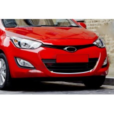 Хромированная окантовка решетки радиатора (нерж. сталь) для Hyundai I-20 2012-2014 гг