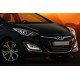 Накладки на нижню решітку і навколо STYLE (нерж) для Hyundai I-30 2012-2017 рр
