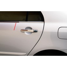 Наружняя окантовка стекол (4 шт, нерж для Toyota Verso 2009- гг