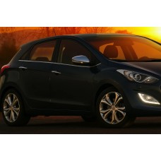 Молдинг боковых стекол (HB, нерж) для Hyundai I-30 2012-2017 гг