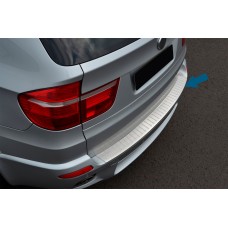 Накладка на задній бампер OmsaLine (нерж.) для BMW X5 E70 2007-2013 рр