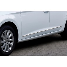 Молдинг дверний (4 шт, нерж.) для Seat Leon 2013-2020 рр
