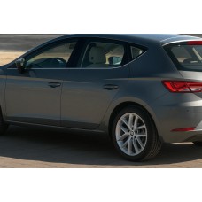 Молдинг бічних стекол (5 дверний, 8 шт, нерж) для Seat Leon 2013-2020 рр